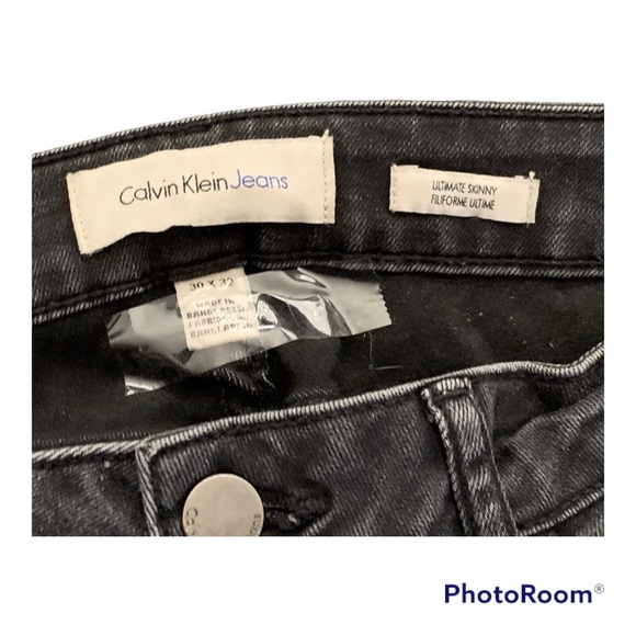 Calvin Klein Black Jeans Sz30 - Picture 4 of 7